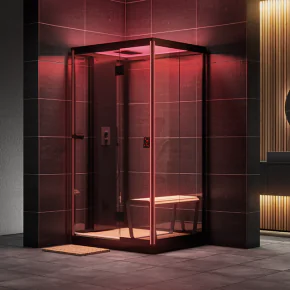 Cabine hammam design, modèle proposé par Hydro Ouest